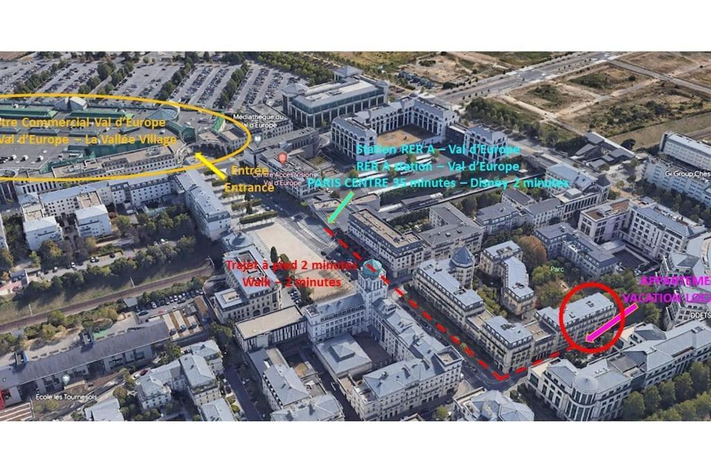 Appartement Familial 8 Personnes Proche De Disney Et Paris Chessy  Eksteriør bilde